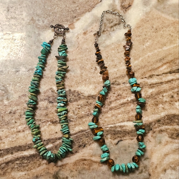 3pc. Western turquoise necklace bundle - Picture 9 of 9